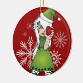 Ornament kerstemo Girl (Links)