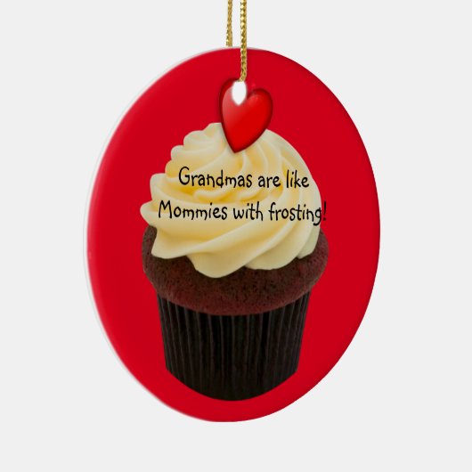 Ornament kerstfoto's voor oma (Rechts)