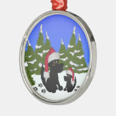 Ornament kersthonden (Links)