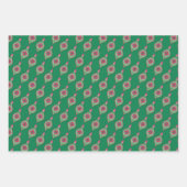 Ornament kerstinpakpapier inpakpapier vel (Voorkant 3)