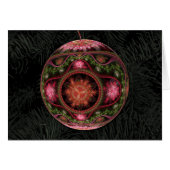 Ornament kerstKaart (Voorkant Horizontaal)