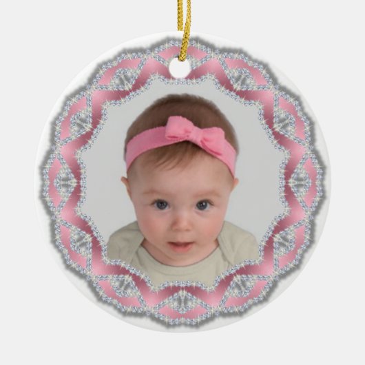 Ornament - Kerstmis - Baby Girl Bling (Voorkant)