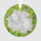 Ornament - Kerstmis met foto/tekst (voorkant)
