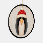 Ornament kerstpinguïn d12 (Rechts)