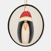 Ornament kerstpinguïn d12 (Links)