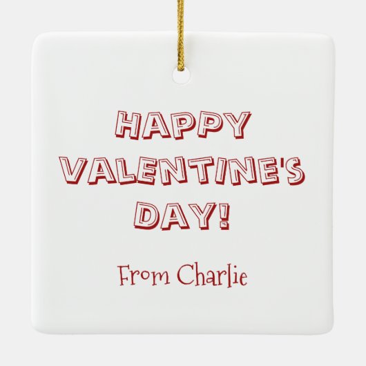 ornament  Kittens Valentijns (Achterkant)