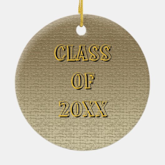 Ornament - Klasse van 20xx (Achterkant)