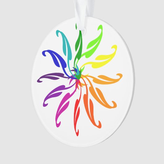 Ornament - Kleurwielbladeren (voorkant)