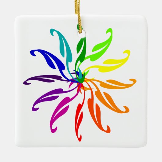 Ornament - Kleurwielbladeren (Voorkant)