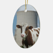 Ornament koe en kerncentrale koeltoren (Links)