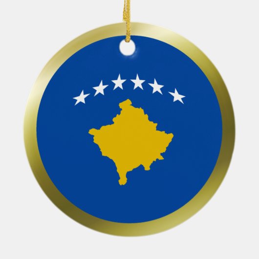 Ornament Kosovo-vlag (Achterkant)