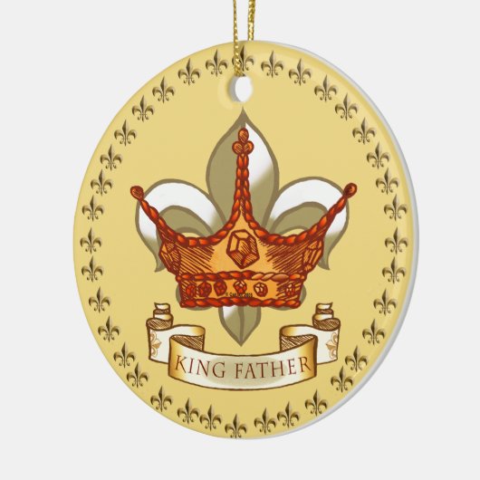 Ornament kroonkoning vader (Links)