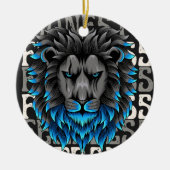 Ornament leeuwenpatroon positief (Voorkant)