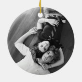 Ornament Leopard Print Wedding Date Keepslag (Achterkant)