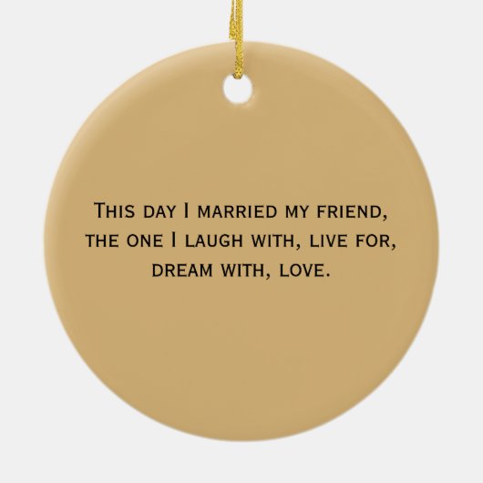 Ornament Leopard Print Wedding Keepslag (Achterkant)