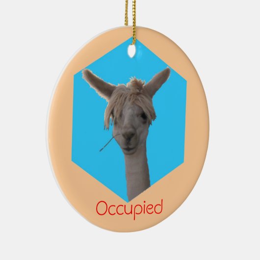 Ornament - Llama Occupied hanger (Rechts)