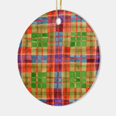 ORNAMENT MAC RAE TARTAN keramische cirkel (Links)