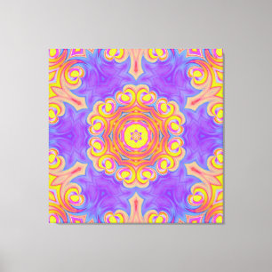 Ornament mandala canvas afdruk