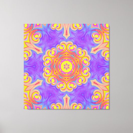 Ornament mandala canvas afdruk (Voorkant)