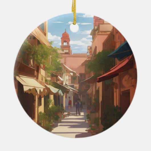 Ornament marrakech ai schilderkunst (Achterkant)