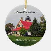 Ornament McGulpin Point Lighthouse(redroof) (Voorkant)