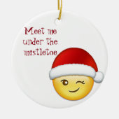 ORNAMENT ***MEET ME ONDER DE MISTLETOE*** (Voorkant)