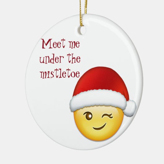 ORNAMENT ***MEET ME ONDER DE MISTLETOE*** (Links)