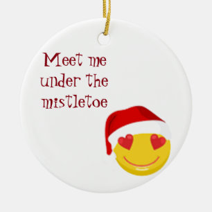 ORNAMENT ***MEET ME ONDER DE MISTLETOE**