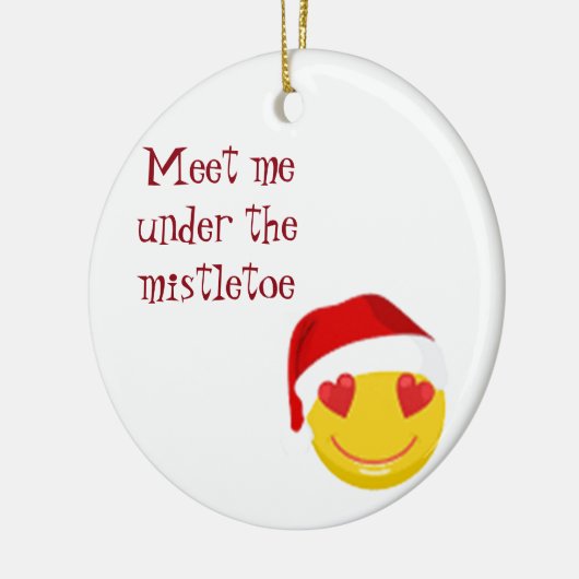 ORNAMENT ***MEET ME ONDER DE MISTLETOE** (Links)