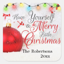  Ornament Merry Little Christmas Custom