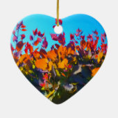 Ornament met afbeelding van valbladeren (Achterkant)