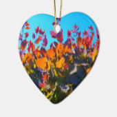 Ornament met afbeelding van valbladeren (Links)