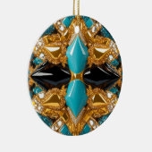 Ornament met Bahamas Kleuren Ontwerp (Rechts)