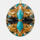 Ornament met Bahamas Kleuren Ontwerp (Links)