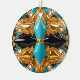 Ornament met Bahamas Kleuren Ontwerp