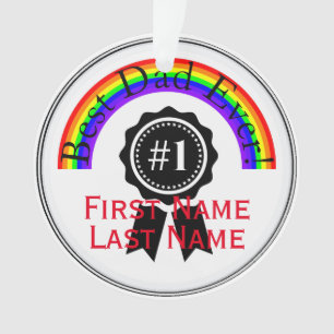 Ornament met beste pap ooit regenboogstraal HAMbWG