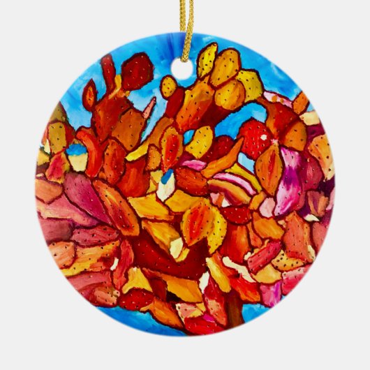 Ornament met blaascactus (Voorkant)