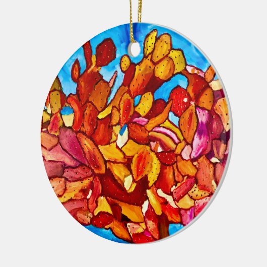 Ornament met blaascactus (Links)