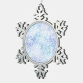 Ornament met blauwe vorstpinda's (Rechts)