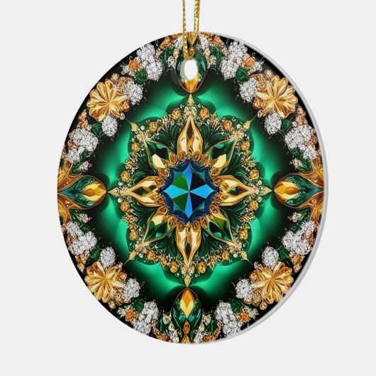 Ornament met Braziliaans Kleuren Ontwerp (Links)