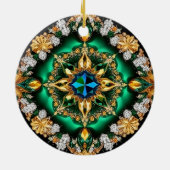 Ornament met Braziliaans Kleuren Ontwerp (Achterkant)