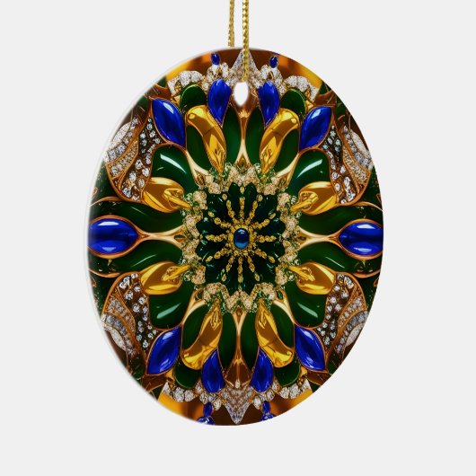 Ornament met Brazilië Kleuren Design (Rechts)