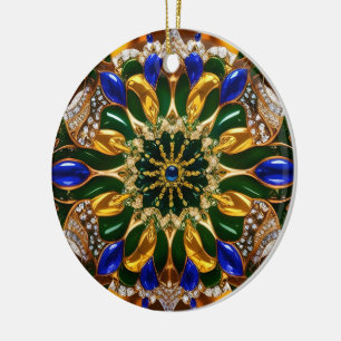 Ornament met Brazilië Kleuren Design
