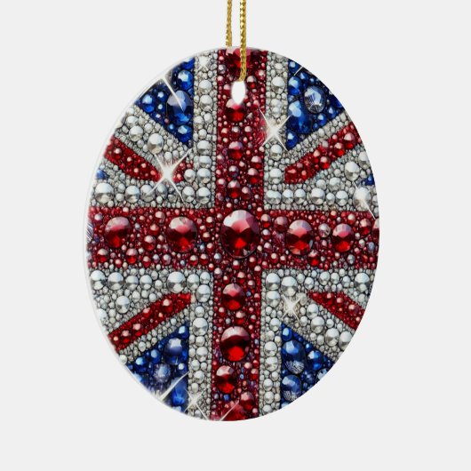 Ornament met Britse kleuren Design (Rechts)