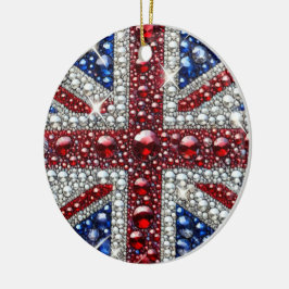 Ornament met Britse kleuren Design