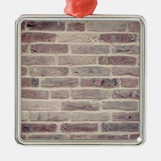 Ornament met bruine Brick-keramiek (Voorkant)
