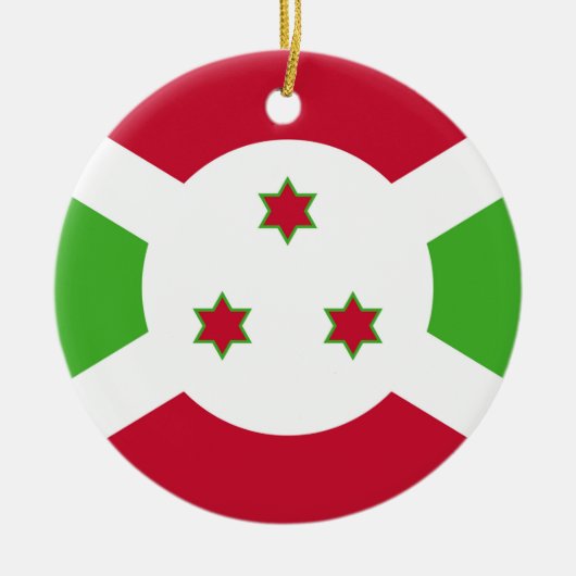 Ornament met Burundese vlag (Voorkant)