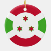 Ornament met Burundese vlag (Achterkant)
