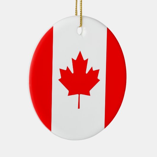 Ornament met Canadese vlag (Rechts)