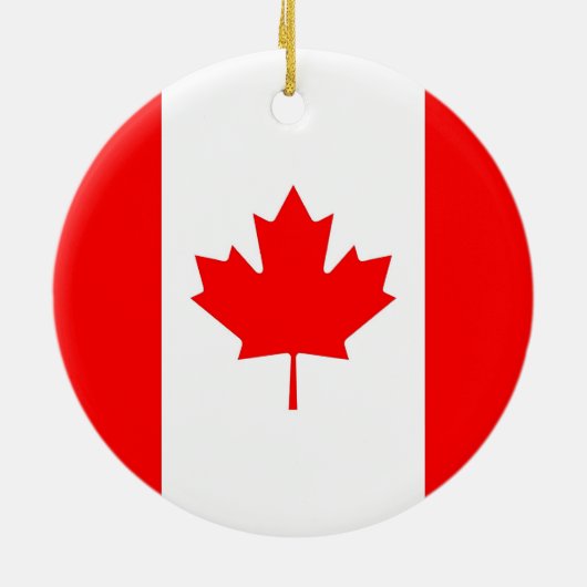 Ornament met Canadese vlag (Achterkant)